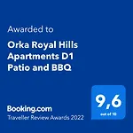 Orka Royal Hills Apartments D1 Patio And Bbq