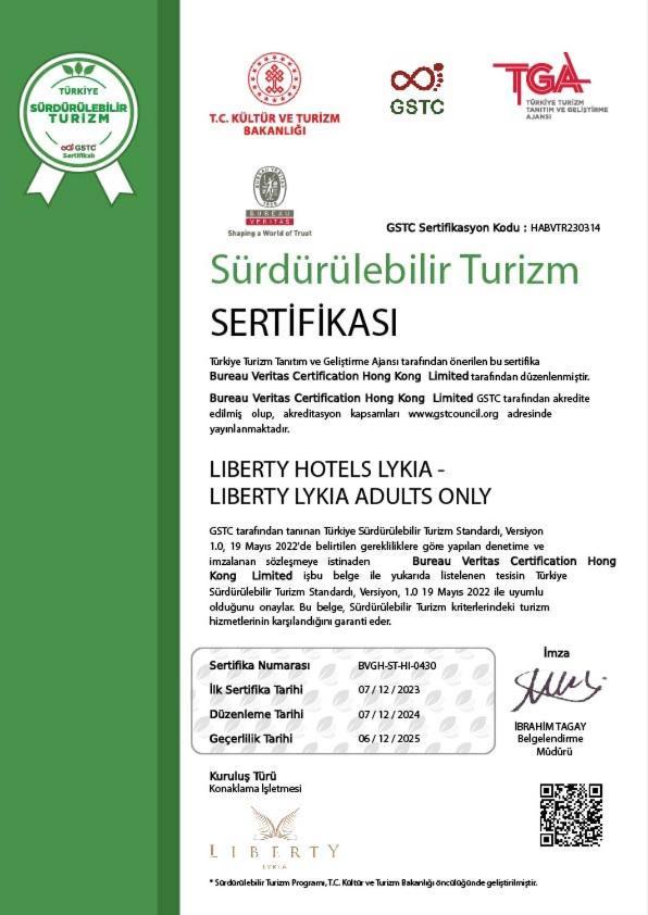 Liberty Lykia Adults Only 5* Ölüdeniz